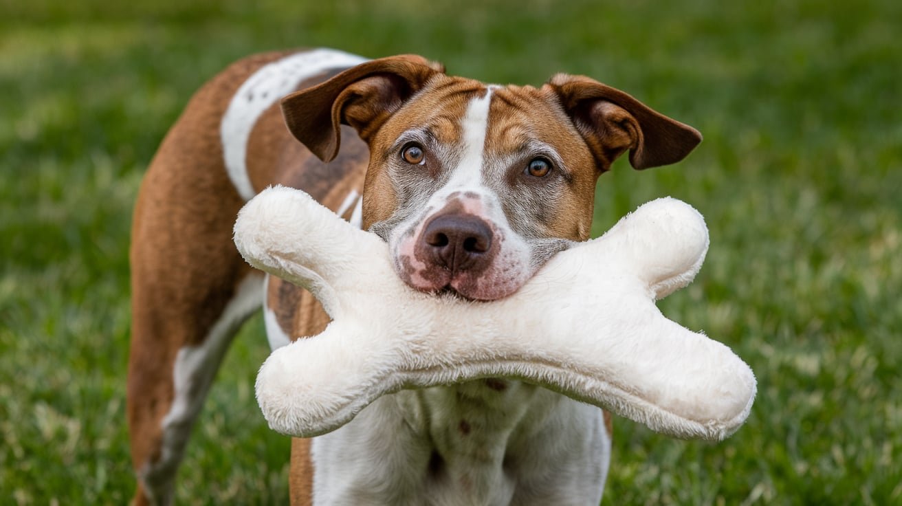 lamb chop dog toy